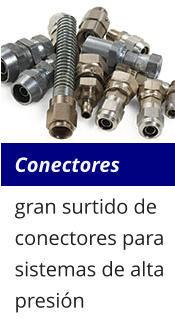 Conectores gran surtido de conectores para sistemas de alta presión