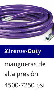 Xtreme-Duty mangueras de alta presión 4500-7250 psi