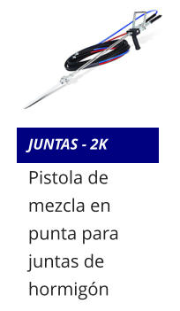JUNTAS - 2K Pistola de mezcla en punta para juntas de hormigón