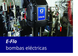E-Flo bombas eléctricas