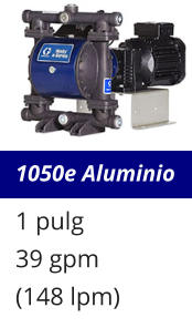 1050e Aluminio 1 pulg 39 gpm (148 lpm)