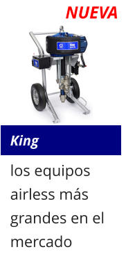 King los equipos airless más grandes en el mercado NUEVA