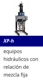 XP-h equipos hidráulicos con relación de mezcla fija