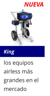 King los equipos airless más grandes en el mercado NUEVA