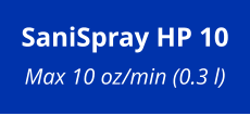 SaniSpray HP 10 Max 10 oz/min (0.3 l)