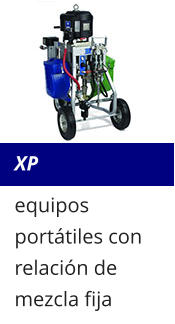 XP equipos portátiles con relación de mezcla fija