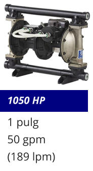 1050 HP 1 pulg 50 gpm (189 lpm)