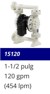15120 1-1/2 pulg 120 gpm (454 lpm)
