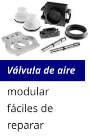 Válvula de aire modular fáciles de reparar