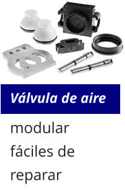 Válvula de aire modular fáciles de reparar