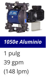 1050e Aluminio 1 pulg 39 gpm (148 lpm)