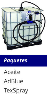 Paquetes Aceite AdBlue TexSpray